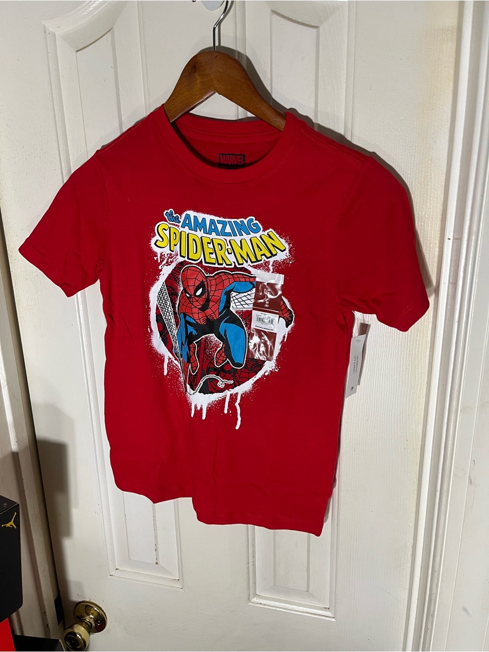 Marvel Red Spider-Man Graphic Tee for Kids